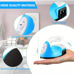 TUABUR TUABUR Dampfbugeleisen Mini-Bugeleisen, Mini-Heisspresse, tragbares kleines Bugeleisen Blau Паровой утюг TUABUR, мини-утюг, мини-горячий пресс, портативный маленький утюг